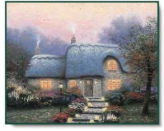Thomas Kinkade - Lit Path