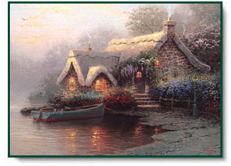 Thomas Kinkade - Lochaven Cottage