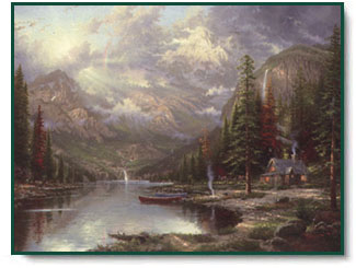 Thomas Kinkade - Mountain Majesty