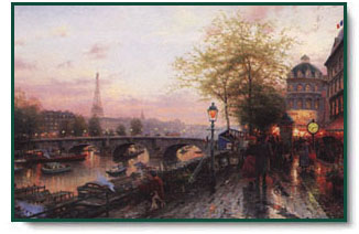 Thomas Kinkade - Paris, Eiffel Tower