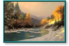 Thomas Kinkade: Autumn Snow