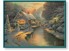 Christmas Evening by Thomas Kinkade