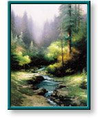 Thomas Kinkade: Creekside Trail