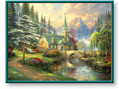 Thomas Kinkade: Dogwood Chapel