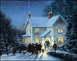 Evening Carolers by Thomas Kinkade