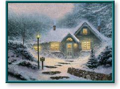 Thomas Kinkade: Home for the Evening