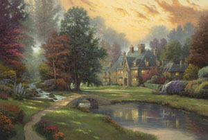 Lakeside Manor by Thomas Kinkade