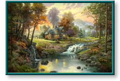 Mountain Retreat by Thomas Kinkade