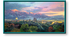 Salt Lake: City of Lights by Thomas Kinkade