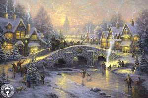 Spirit of Christmas by Thomas Kinkade