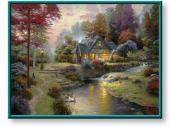 Stillwater Cottage by Thomas Kinkade