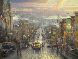 The Heart of San Francisco by Thomas Kinkade