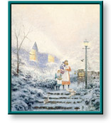 Thomas Kinkade: The Blue Cottage