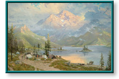 The Edge of the Wilderness by Thomas Kinkade