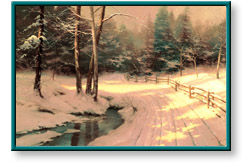 Thomas Kinkade: Winter Glen