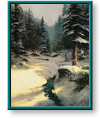 Thomas Kinkade: Winter Light