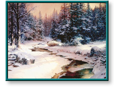 Thomas Kinkade: Winter's End