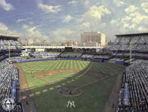 Yankee Stadium by Thomas Kinkade