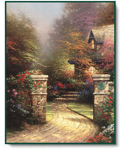Thomas Kinkade - Rose Gate