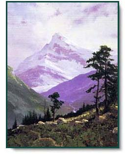 Thomas Kinkade - Spring in the Alps