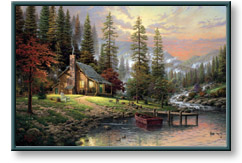 Thomas Kinkade - A Peaceful Retreat