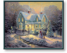 Thomas Kinkade - Blessings of Christmas