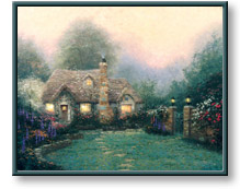Thomas Kinkade - Evening at Merritt's Cottage
