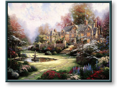 Thomas Kinkade - Gardens Beyond Spring Gate