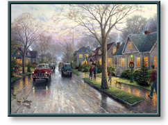 Thomas Kinkade - Hometown Christmas
