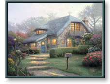 Thomas Kinkade - Lilac Cottage