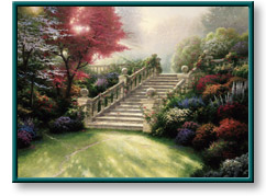 Thomas Kinkade art print: Stairway to Paradise