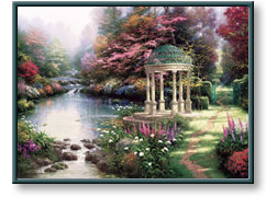 Thomas Kinkade The Garden Of Prayer Christ Centered Art