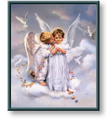 Sandra Kuck art print: Angel Kisses