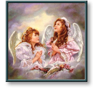 Sandra Kuck art print: Angels Prayer