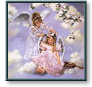 Sandra Kuck art print: Angel's Touch