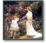 Sandra Kuck art print: Enchanted Garden