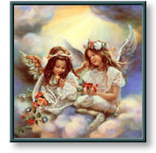 Sandra Kuck art print: Gift From an Angel