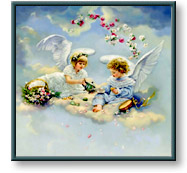 Sandra Kuck art print: Heavenly Tea