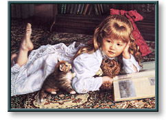 Sandra Kuck art print: Kitten Tales