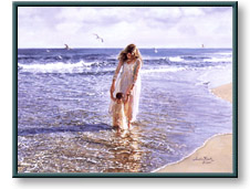 Sandra Kuck art print: Loving Steps