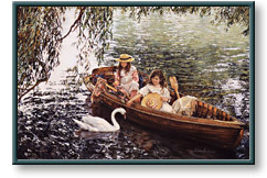 Sandra Kuck art print: On River Avon