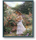 Sandra Kuck art print: Quiet Garden