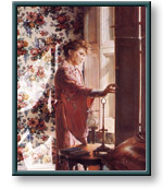 Sandra Kuck art print: Thinking of You