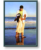 Jean Monti art print: Daddy's Little Girl