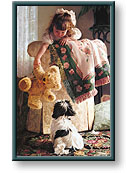 Jean Monti art print: Puppy Love