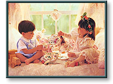 Jean Monti art print: Two from Tea