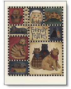 Debbie Mumm - Friendly Felines