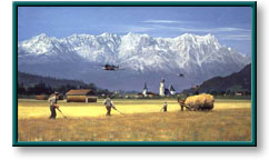 William S. Phillips art print: Low Pass for the Home Folks