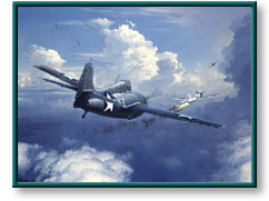 William S. Phillips art print: When You See Zeros, Fight 'Em!