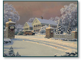 William S. Phillips - Winter Visitors at Kringle Hill Inn